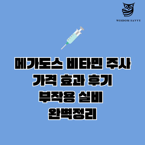 메가도스 비타민 주사