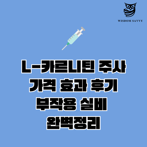 L-카르니틴 주사