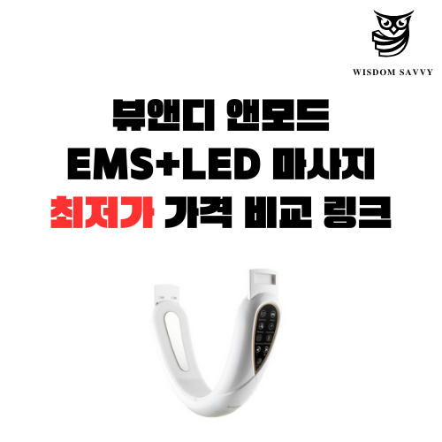 뷰앤디 앤모드 EMS+LED 마사지기