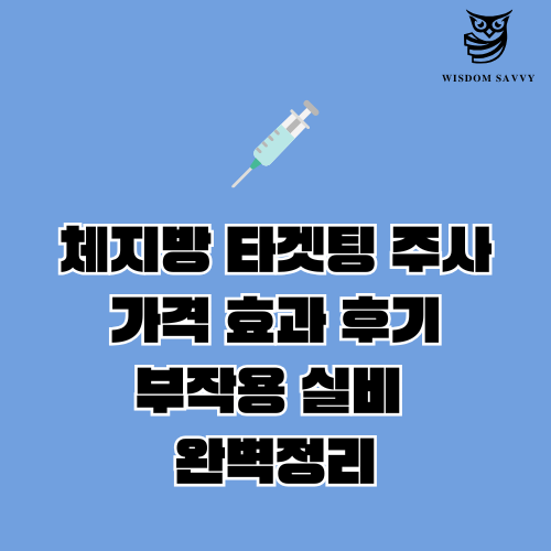 체지방 타겟팅 주사