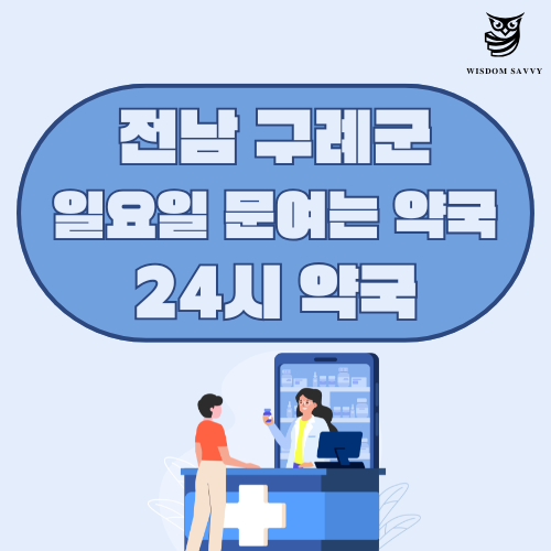 전남 구례군 일요일 문여는 약국