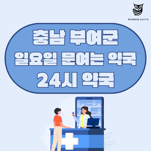 충남 부여군 일요일 문여는 약국