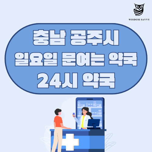 충남 공주시 일요일 문여는 약국