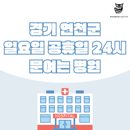 경기 연천군 일요일 문여는 병원
