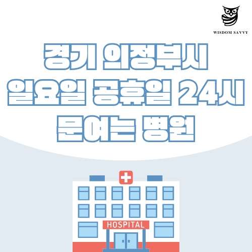 경기 의정부시 일요일 문여는 병원