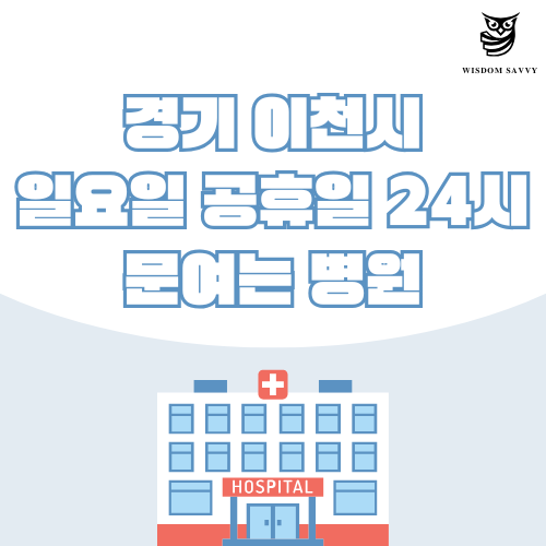 경기 이천시 일요일 문여는 병원