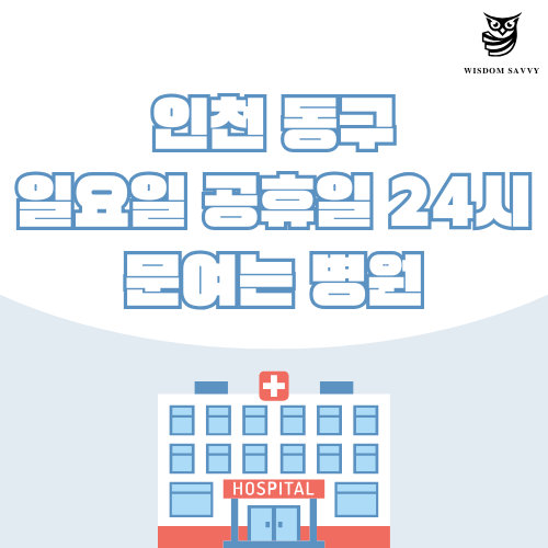 인천 동구 일요일 문여는 병원