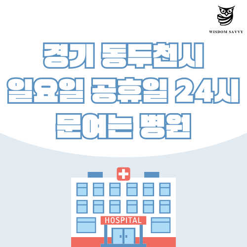 경기 동두천시 일요일 문여는 병원