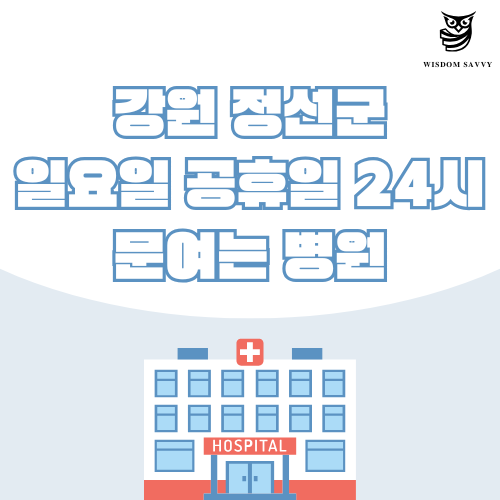 강원 정선군 일요일 문여는 병원
